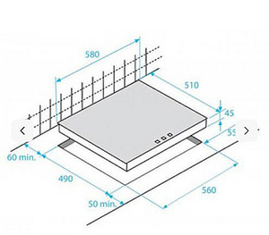 Beko HIC64401 elektriline pkiidiplaat (2 foto / 3)