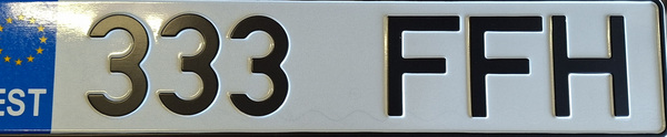 Auto reg.numbrimark