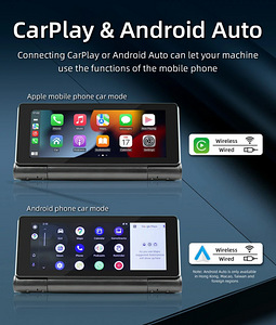 Android Auto/ Carplay teisaldatav ekraan (2 foto / 4)