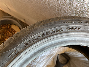 Hankook Ventus prime 2. 215/45/16 (3 foto / 5)