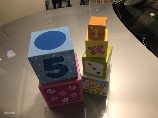 Картонные кубики Goki *учимся считать* (фото #3)