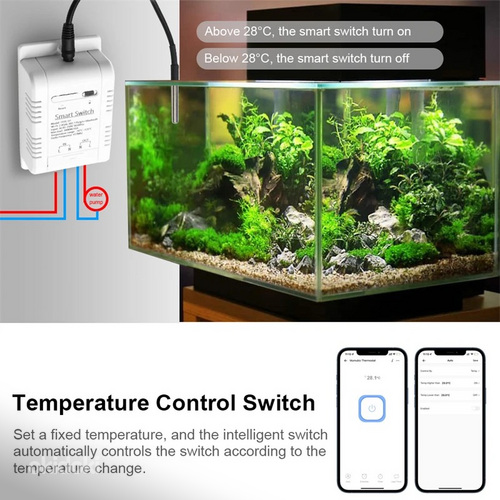 Tuya 16A умный термостат для поддержания Т в аквариуме (фото #2)