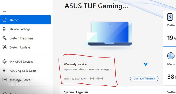 Asus TUF Gaming F17' 32gbRam 512gbSSD RTX-3050Ti 144hz win11 (фото #6)