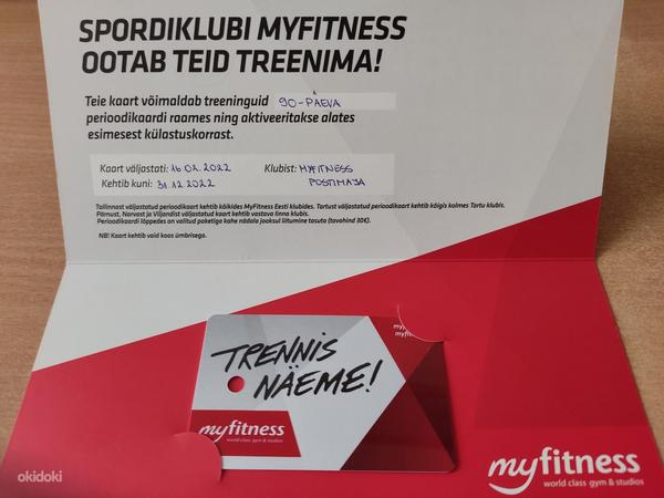 MyFitness 90 päeva kaart & spordikott (foto #2)