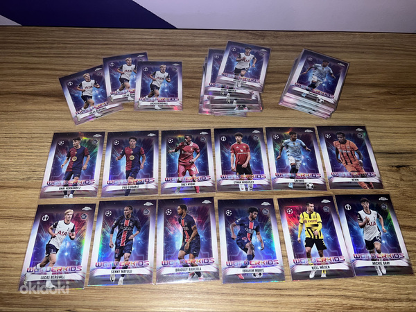 Topps Chrome 2024/25 jalgpallikaardid Wonderkids, Golazo jpm