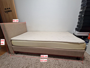 Voodi Marriot 90x200 cm + vedrumadrats Family Step 90x200 cm (2 foto / 8)