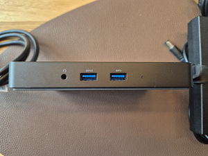 Dell dock / dokk WD15 USB-C + Dell 130W laadija, adapter (2 foto / 7)