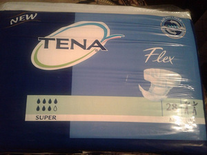 Подгузники для взрослых tena flex super 24 шт.