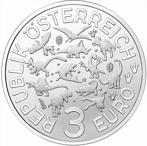 AUSTRIA 3 EURO 2021 - Argentinosaurus (2 foto / 2)