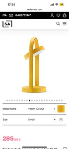 Pedrali juhtmevaba lamp Giravolta