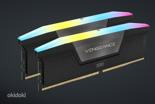 CORSAIR VENGEANCE® RGB 32GB (2x16GB) DDR5 DRAM 5200MT/s CL40 (фото #1)