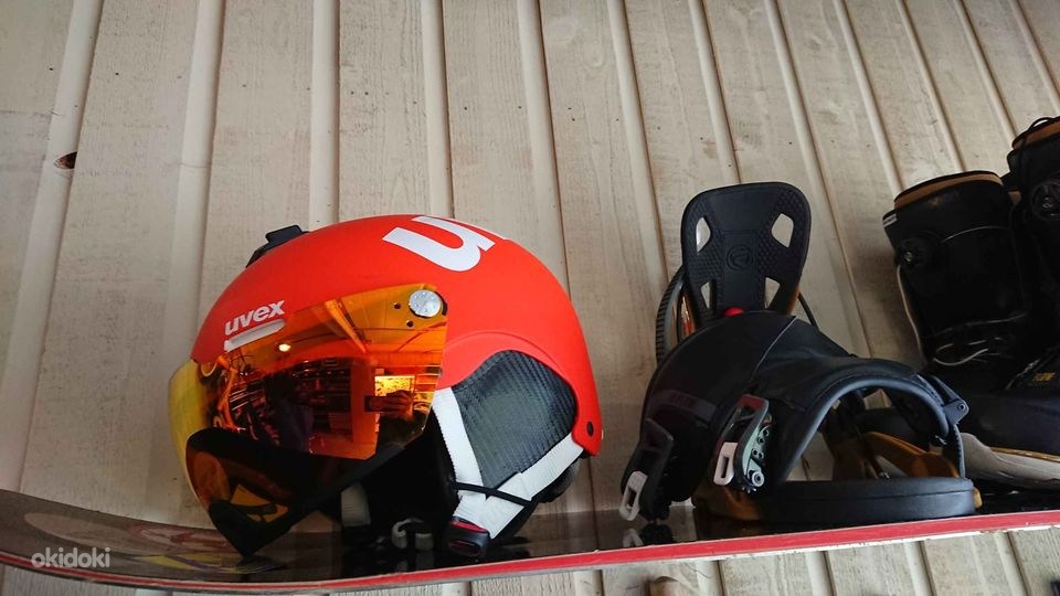 Uvex 500 зимний спортивный шлем (фото #5)