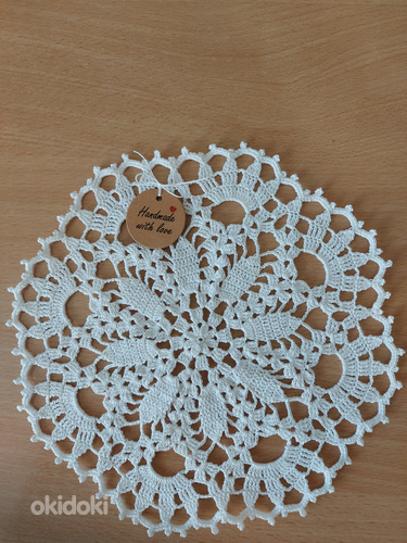Heegeldatud linik, mõõdus 19 cm.100%PUUVILL.