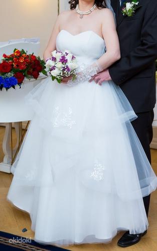Свадебное платье, размер 40-42 (фото #1)