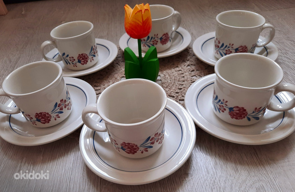 COLOROLL KILNCRAFT ENGLAND teacup,tea saucer (foto #1)