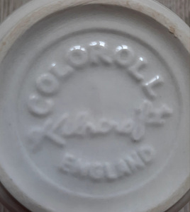 COLOROLL KILNCRAFT ENGLAND teacup,tea saucer (3 foto / 3)