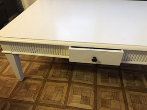 Uus Antiik valge Kohvilaud, Diivanilaud (1 foto / 3)