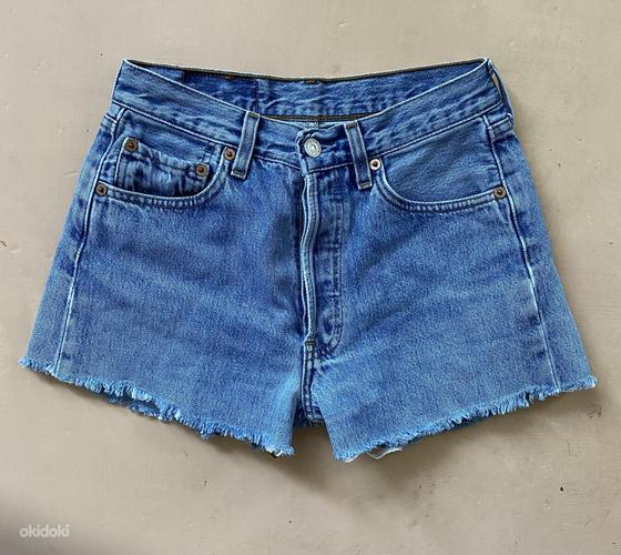 Короткие джинсы levi's 501 28/32 (больше похоже на XS) (фото #1)
