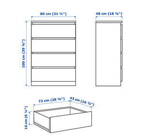 Ikea комод MALM (5 фото из 5)