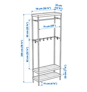 Ikea riidenagi MACKAPÄR (4 foto / 4)