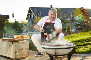 Keraamiline lõkkekauss "Kostrovnitsa" + grillrest (8 foto / 10)