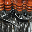 Набор шампуров для шашлыка 6 шт. 3х12х45см . Кожаный колчан. (фото #2)