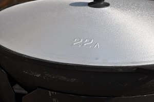 Komplekt - grillahi d460 mm + kaanega pada 22L + varras (2 foto / 10)