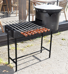 Komplekt - grillahi d460 mm + kaanega pada 22L + varras (4 foto / 10)