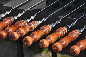 Komplekt - grillahi d460 mm + kaanega pada 22L + varras (5 foto / 10)