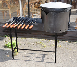 Komplekt - grillahi d460 mm + kaanega pada 22L + varras (6 foto / 10)