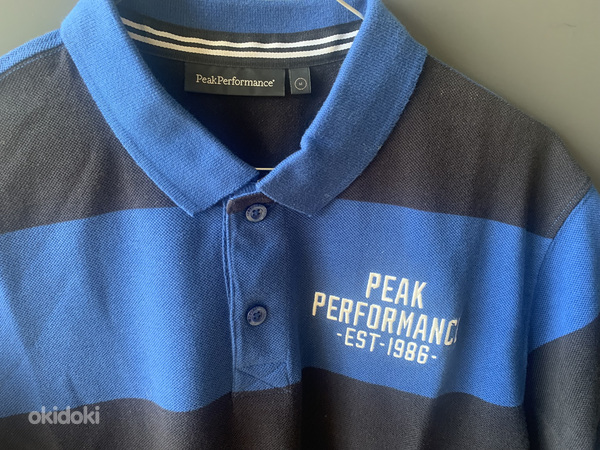 Мужская оригинальная футболка-поло Peak Performance, размер M (фото #2)
