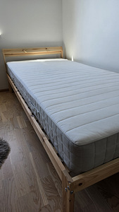 Кровать IKEA 90x200 NEIDEN с матрасом (2 фото из 8)