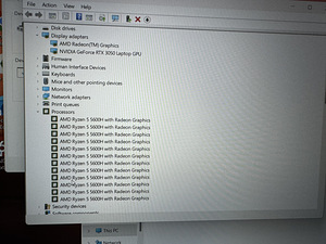 Lenovo gaming 5 5600H, 8 GB, 512 GB, 15.6 " 120hz, RTX 3050 (3 foto / 3)