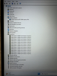 Lenovo Legion 5Ryzen 5 5600H, 16 GB,1000 GB, 15.6, RTX3060 (2 foto / 3)