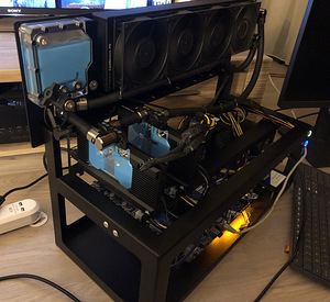 Mining rig / kaevur / rtx 3080 3tk non lhr (1 foto / 5)