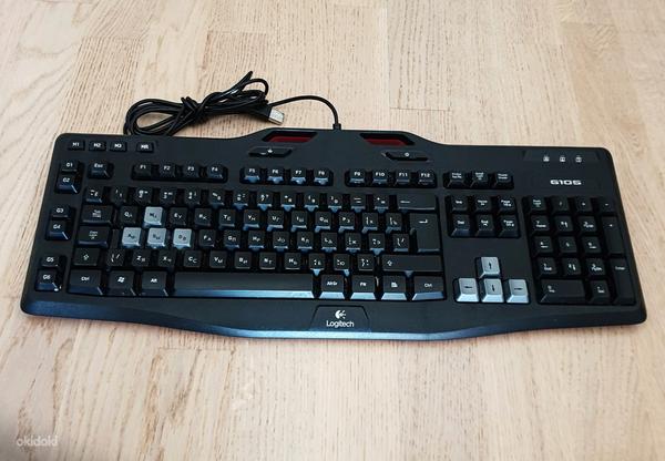 Logitech G105 gaming keyboard. ENG / RUS (foto #1)