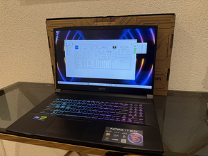 Uueväärne Võimas mängur MSI Katana - RTX 4070, DDR5,Garantii (2 foto / 6)