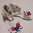 Белые туфли с цветочным рисунком, размер 25 (фото #1)
