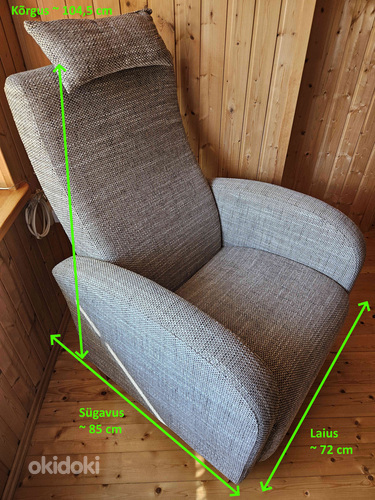 Качественное, малоиспользованное кресло (фото #1)