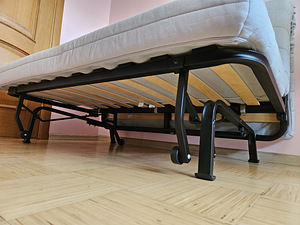 IKEA diivanvoodi LYCKSELE (roosa) (8 foto / 10)