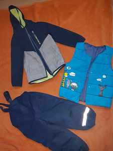 Vest, püksid, jope. Suurus 98/104. (2 foto / 2)