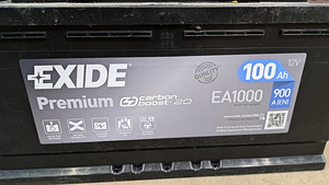 Продается автомобильный аккумулятор Exide Premium 100Ah 900A (2 фото из 3)