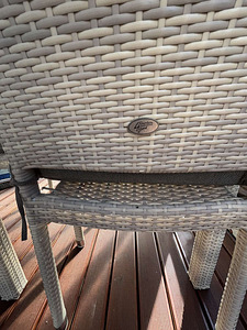 Aiamööbel laud ja 2 tooli Home4you (3 foto / 4)
