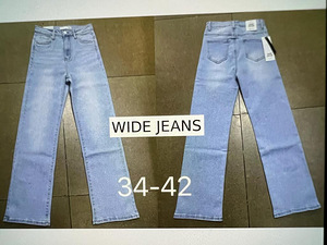 Wide jeans uued teksad s.40(38) (2 foto / 4)