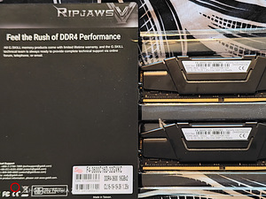 32GB (2x16) G.SKILL Ripjaws V DDR4 (3600 MHz, CL16)