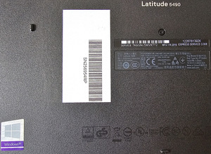Sülearvuti Dell Latitude 5490, Windows Litsents, Seis 9/10 (5 foto / 6)