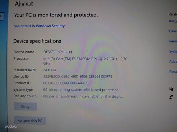 Sülearvuti Dell Precision M6700 (foto #2)