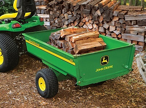John Deere X590 koos järelkäruga (5 foto / 6)