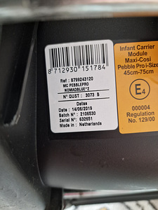Maxi Cosi Pebble Pro + isofix alus (9 foto / 9)