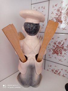 Keraamiline kokk, kõrgus 30 cm (4 foto / 4)